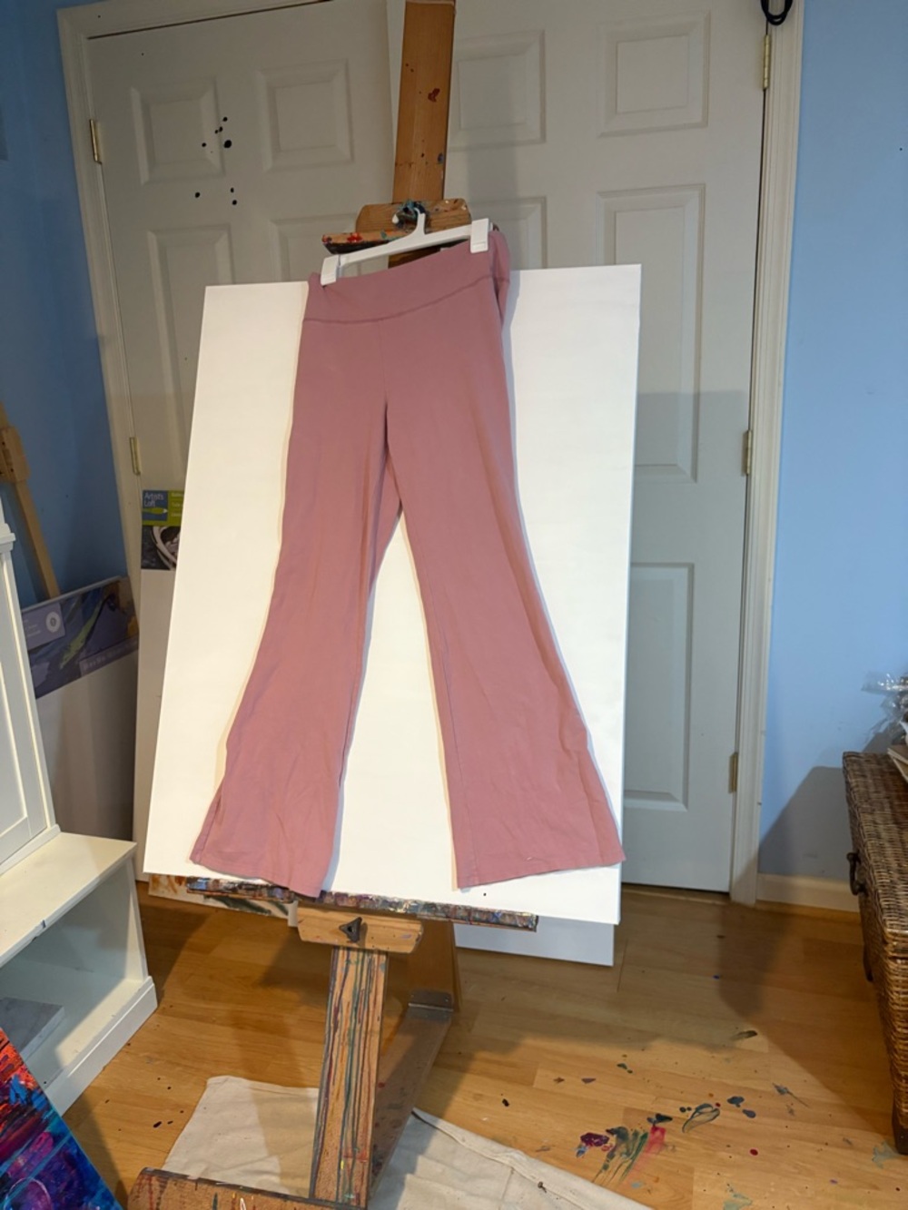 wild fable High Waist Pink Flare Leggings